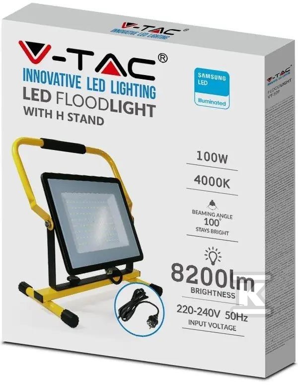 Projektor Przenośny LED V-TAC 100W - 2120124